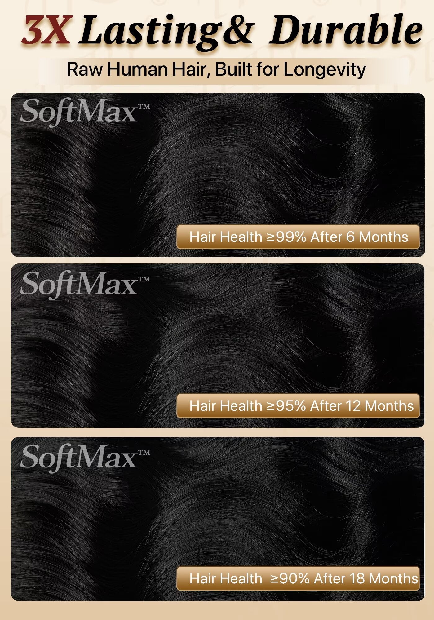 TRIIPPY Raw Natural Body Wave Bundles Human Hair,100% Cambodian Raw Hair Sew in Weave Double Drawn 1 Bundle(14 Inch),3X Lasting And Durable Over Virgin Hair Bundle,No.1 Raw Hair Brand On Amazon